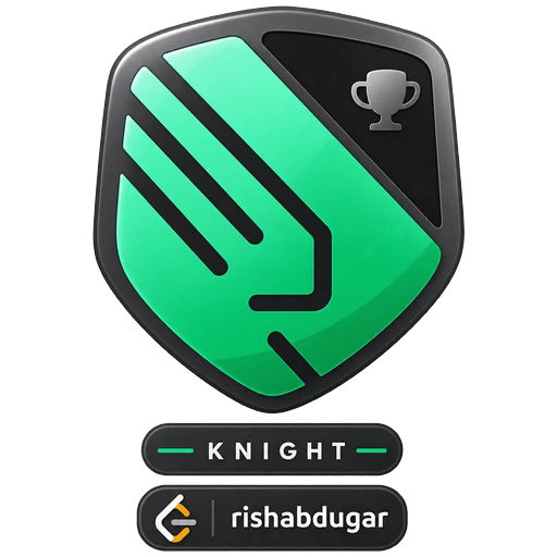 LeetCode Knight badge
